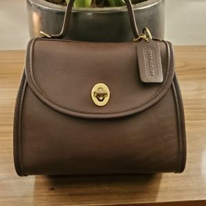Vintage Coach brown Regina bag